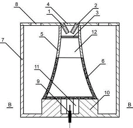 Micro diffuse type combustion apparatus for micro-thermphotoelectric system