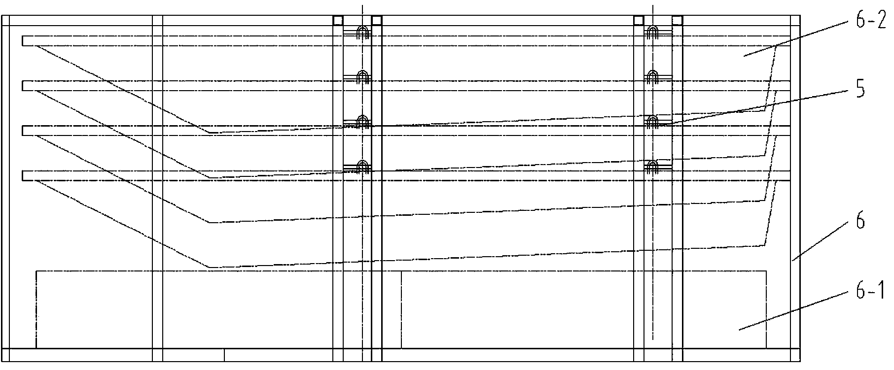 Container type storage vehicle for storing multiple inflatable boats