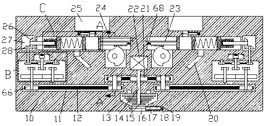 Alloy powder mixing device capable of adjusting mixing proportion in real time