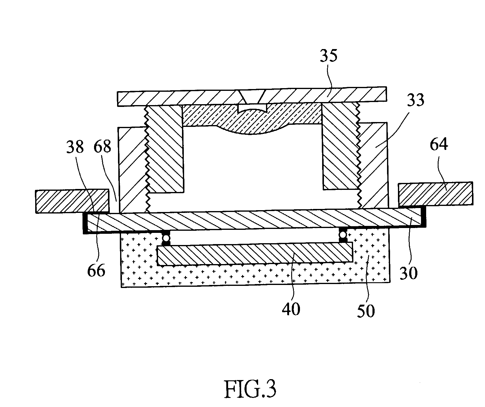 Package structure of an image sensor module