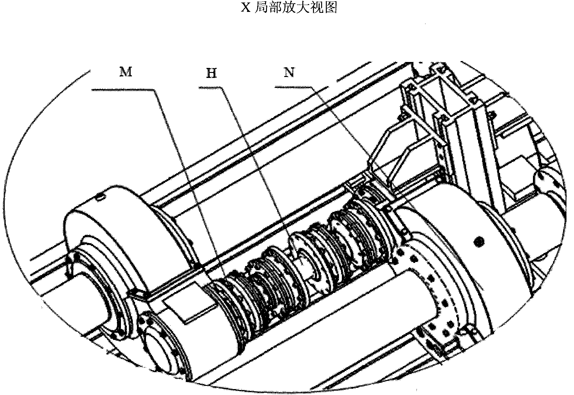 Transmission system gearbox reliability test bed of high-speed multiple unit