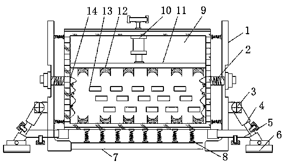 Unmanned aerial vehicle transporting device capable of being mounted and dismounted conveniently