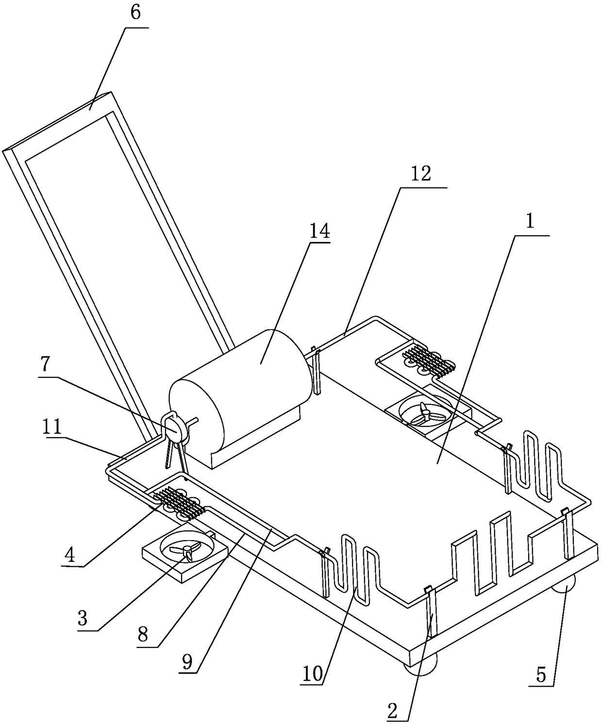 An automatic control type optical fiber fusion splicer temperature adjustment device