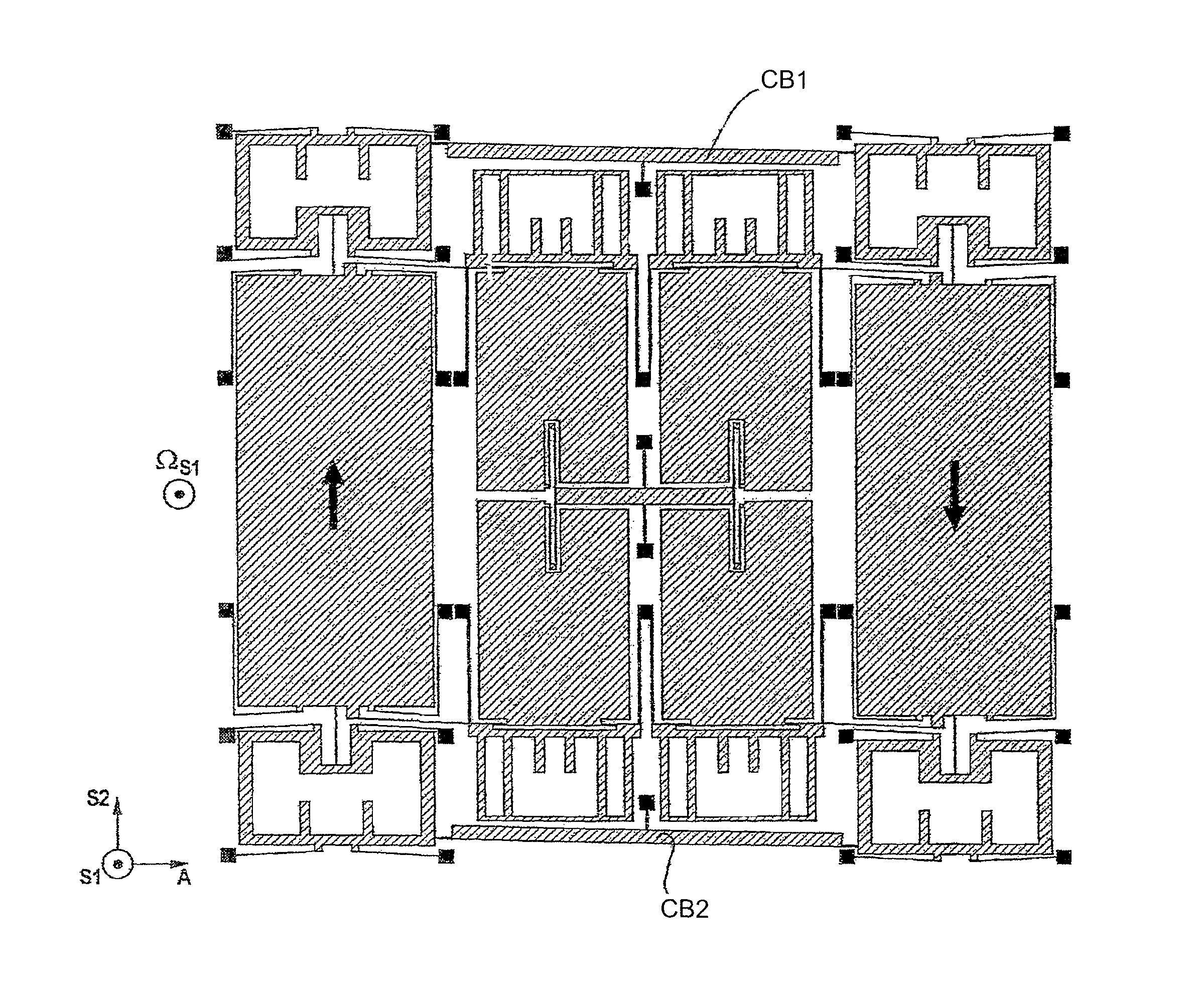 Double-axis rotation rate sensor