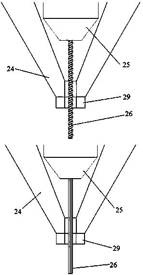 Micro-hole electric discharge and electrolytic combined machining multi-channel symmetrical flushing device and method