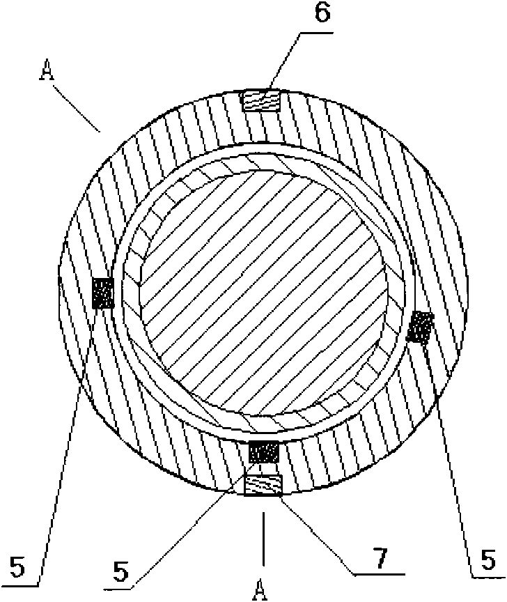 Integrated monitoring ring device of machine tool spindle