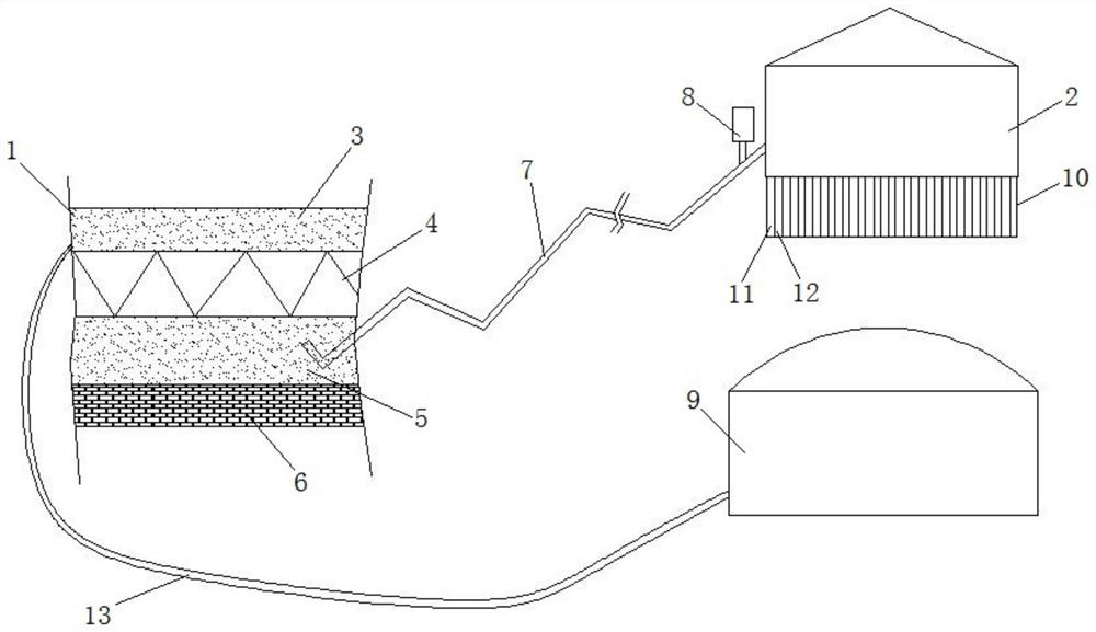 Sponge city filtering water storage system and ecological system