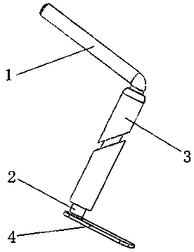 Open type lock catch for automobile sliding door clamp