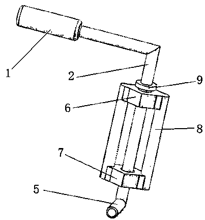 Open type lock catch for automobile sliding door clamp