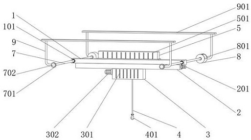 Novel electric single-beam suspension type crane