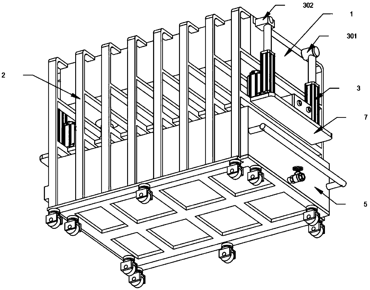 Mobile bath bed for paralyzed patient care