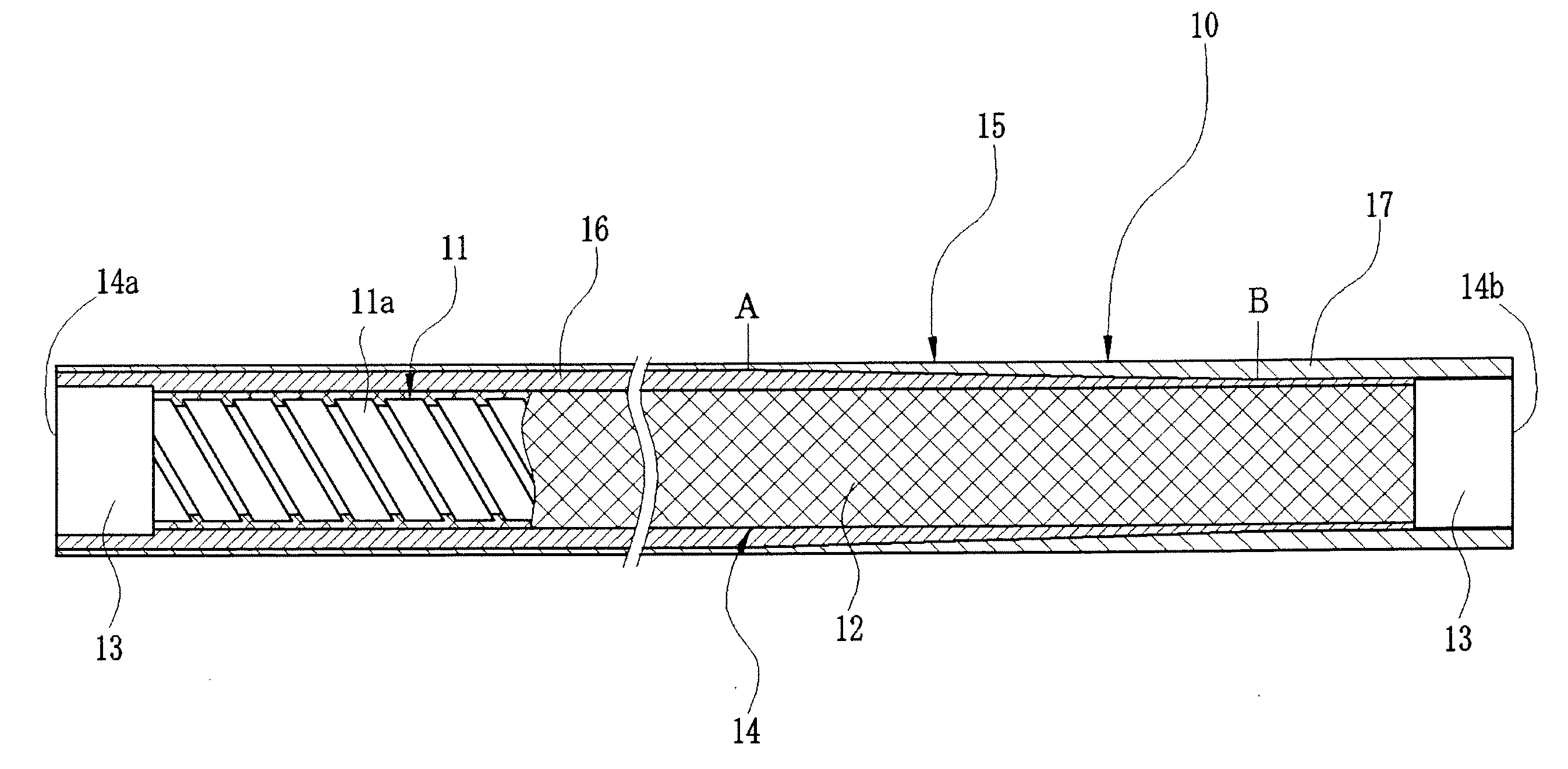 Method for production of flexible tube for endoscope