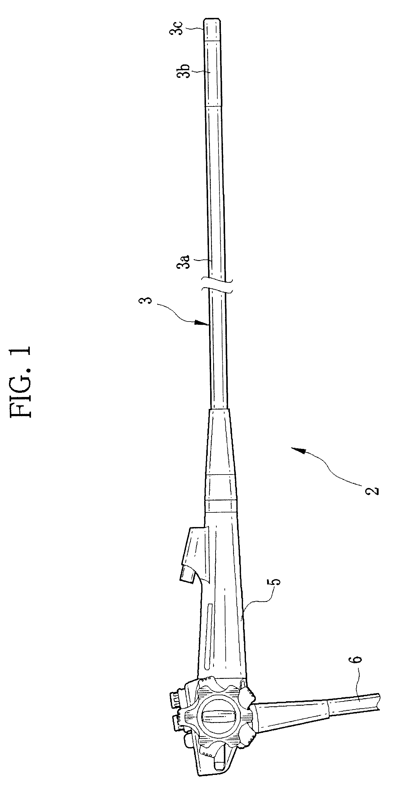 Method for production of flexible tube for endoscope