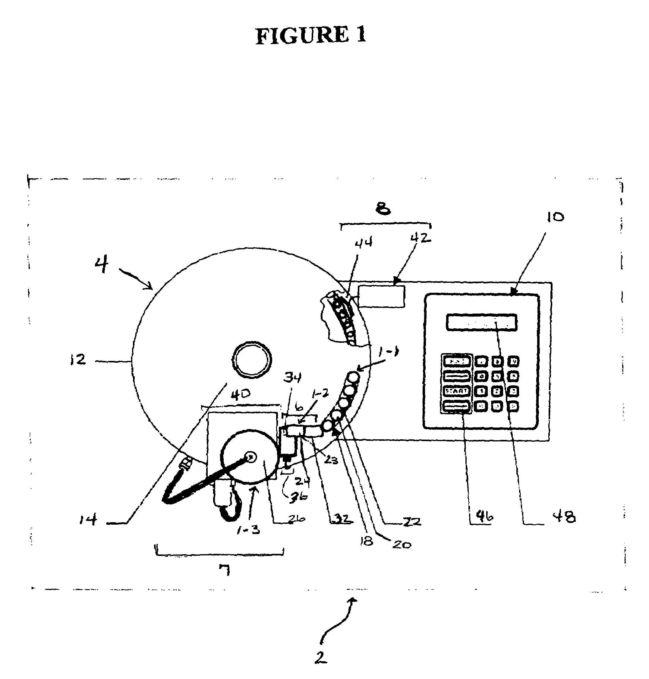 System, method and apparatus for use in blood testing through luminescence