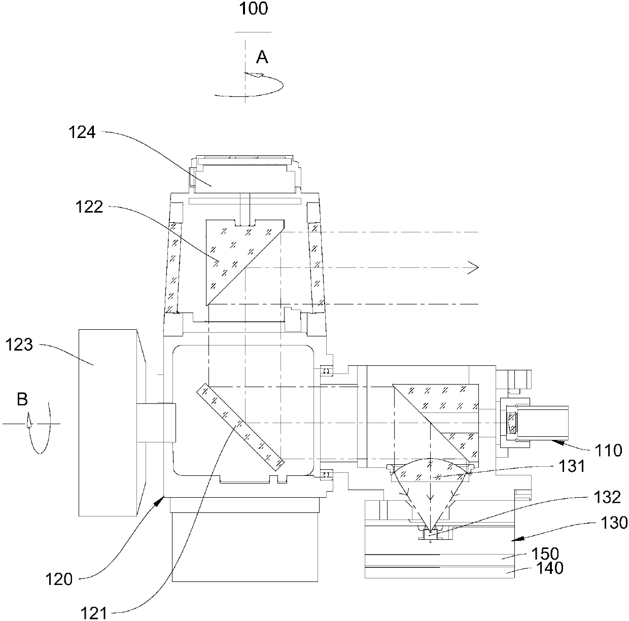 Laser scanning device and mobile measurement system