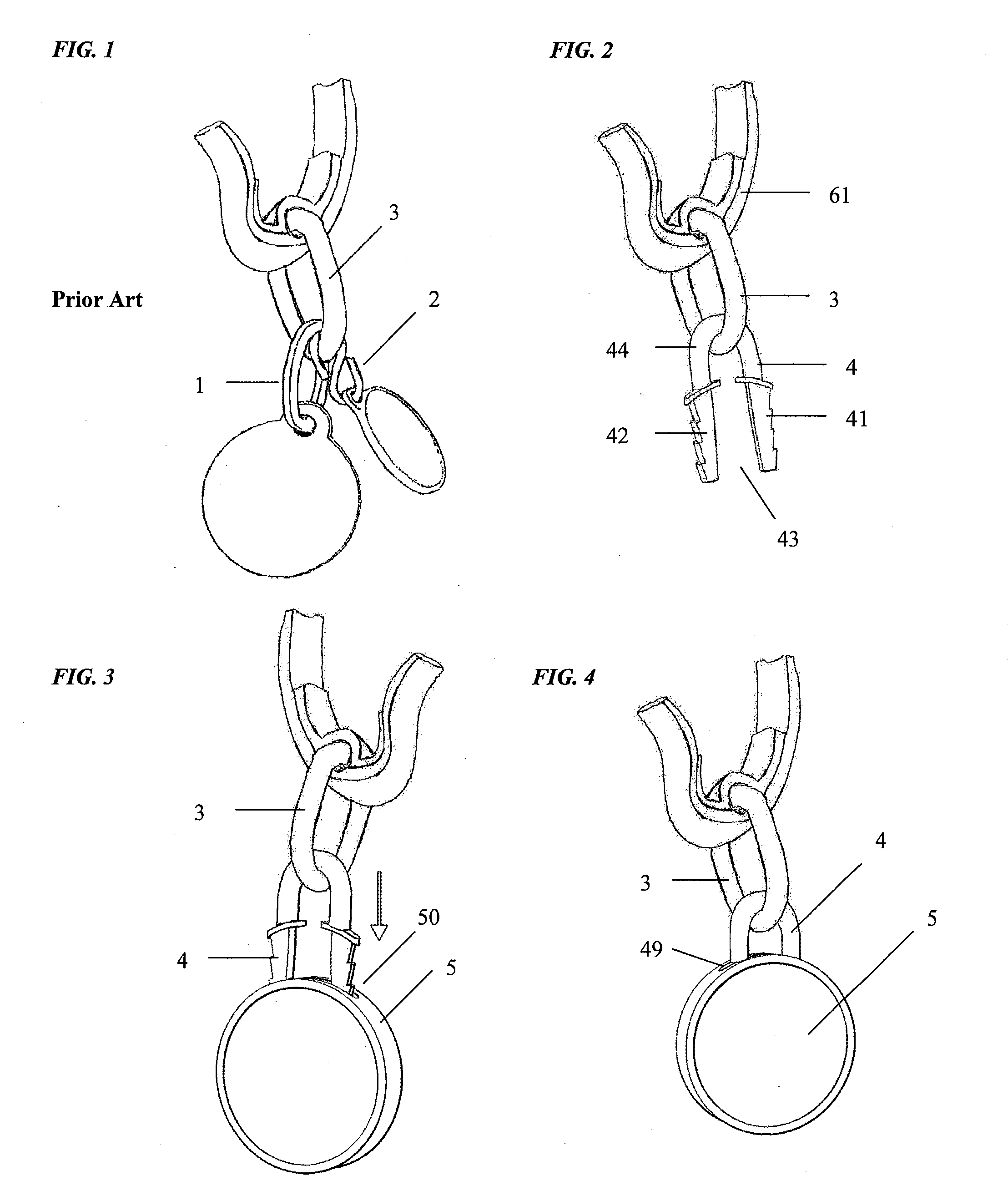 Identification Tag and Releasable Attachment Clip