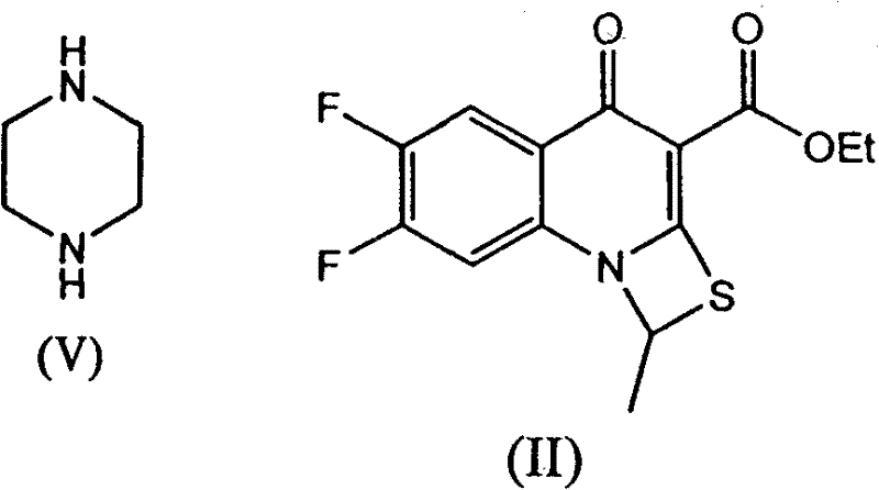 Preparation method of prulifloxacin