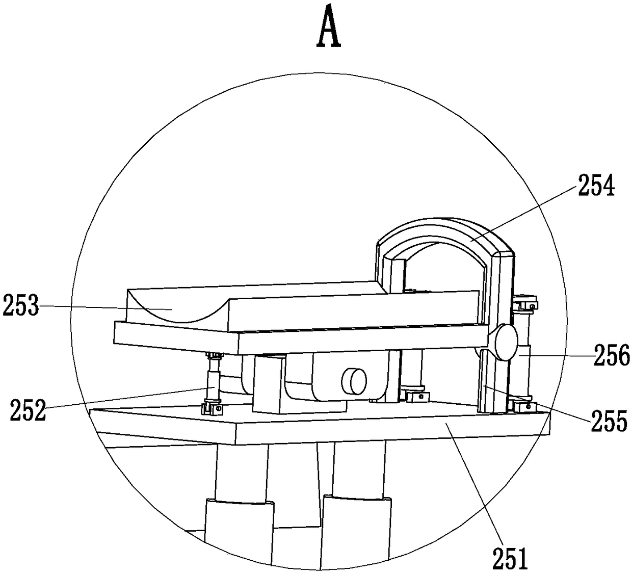 Automatically matched natural labor bed used in obstetrics and gynecology department