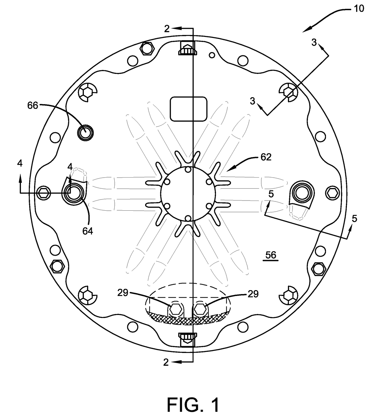 Electromagnetic-released, multi-disc enclosed safety brake