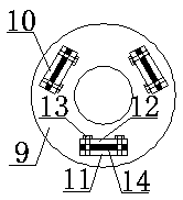 Device for testing wind erosion of automotive catalytic converter liner products