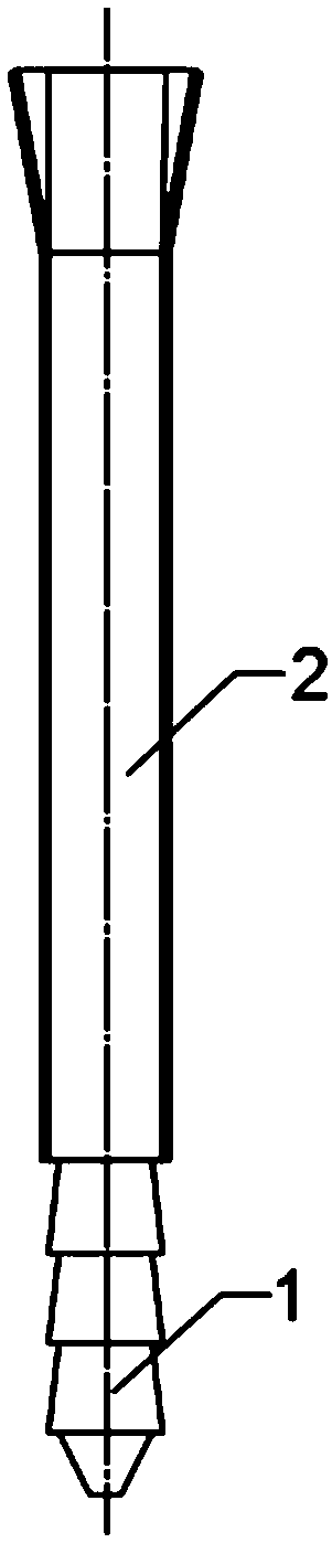 Composite connecting component for prefabricated sandwich heat insulation wall board and preparation method of composite connecting component