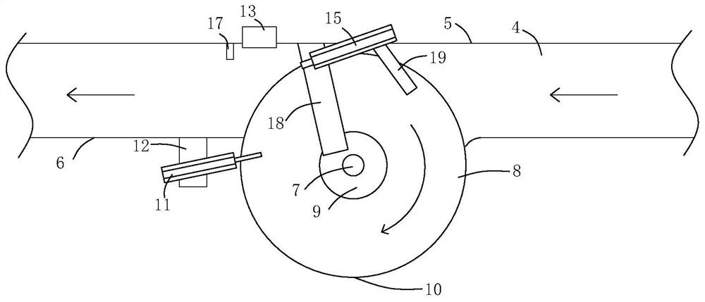 A bottle labeling and positioning device