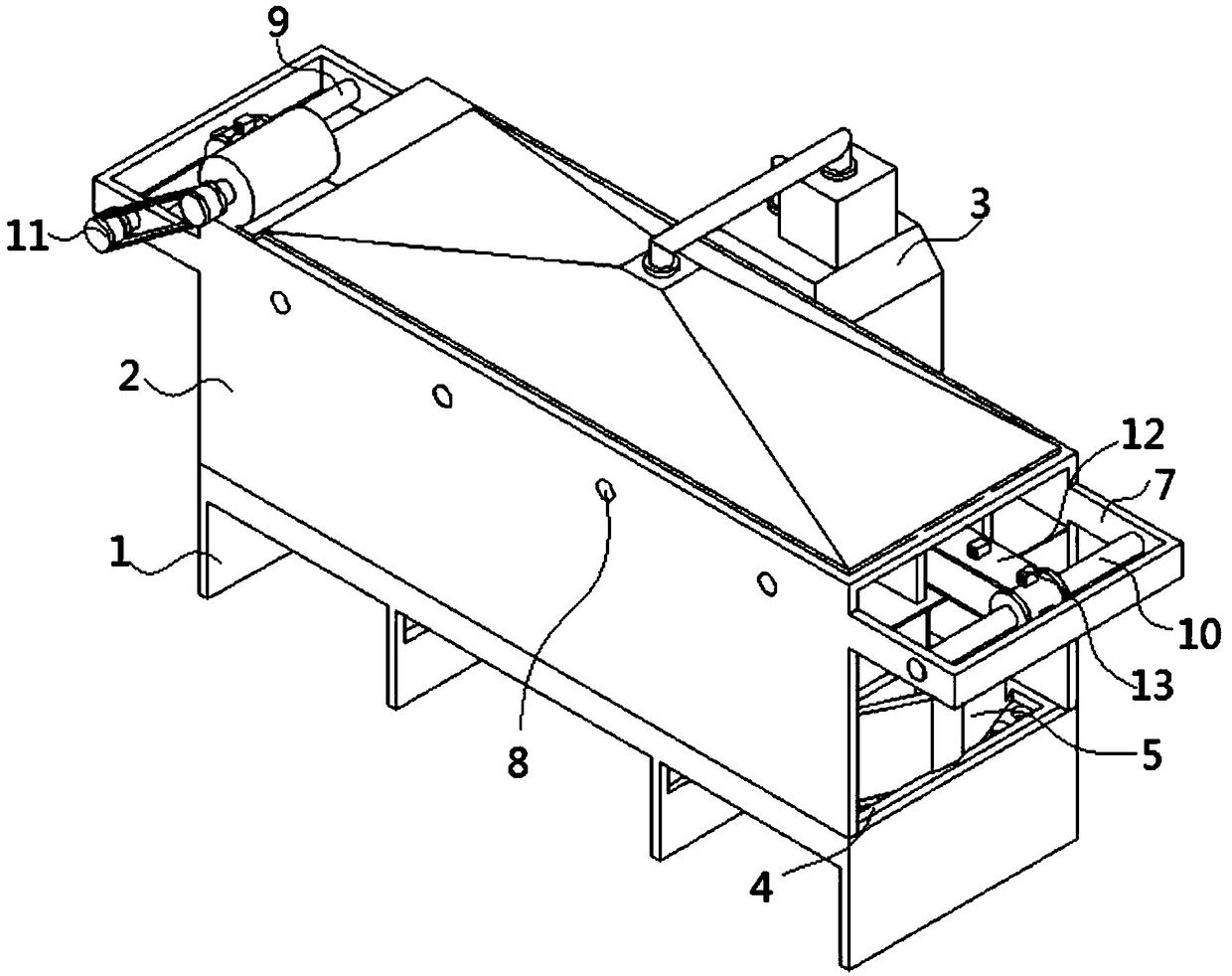 Ironing and drying device for garment production