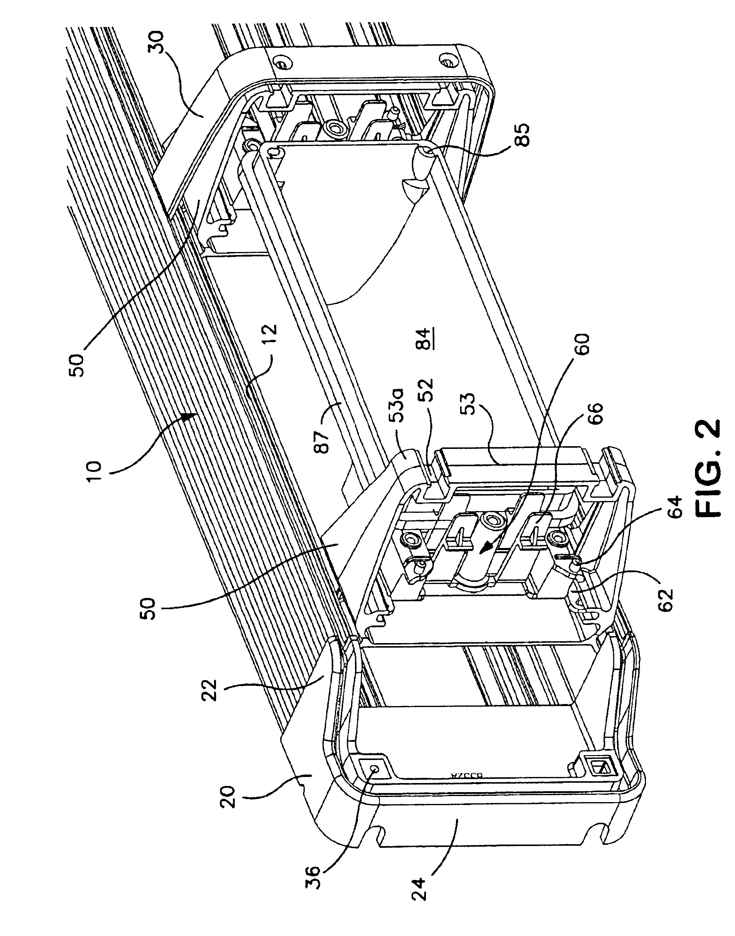 Light bar with integrated warning illumination and lens support structure