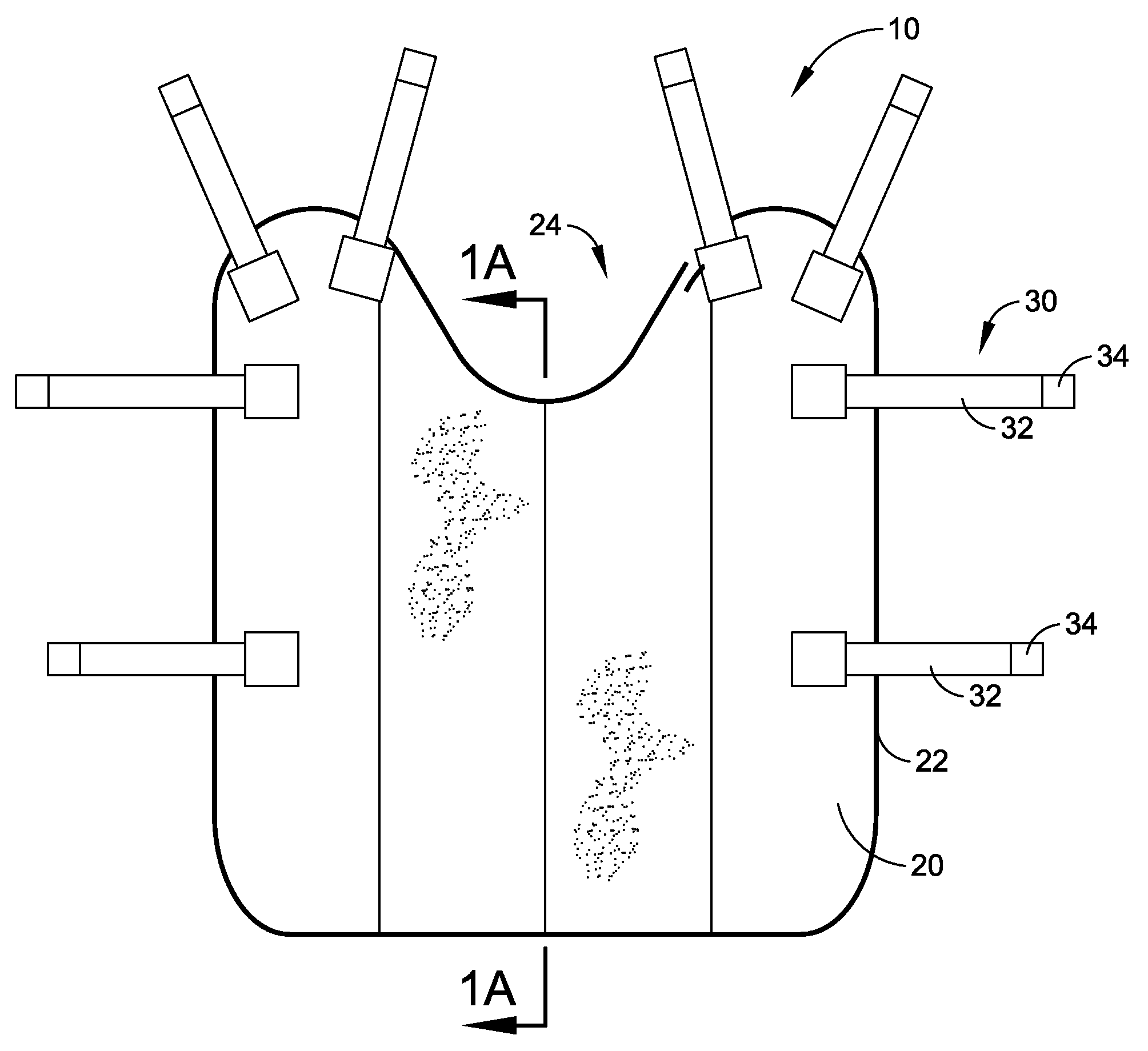 Flexible cooling garment