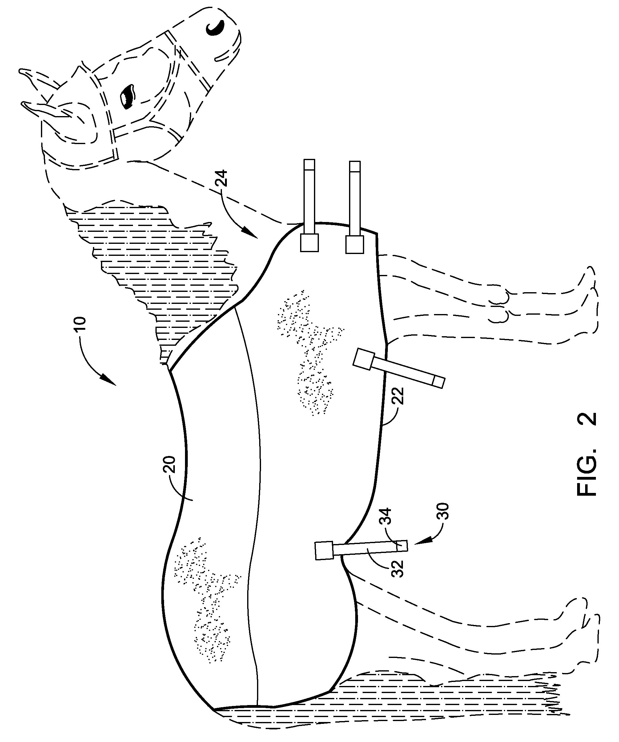 Flexible cooling garment