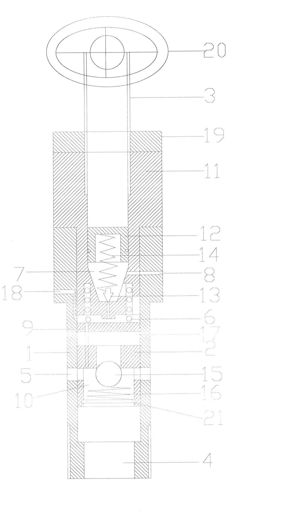 Pilot-operated one-way sequence valve