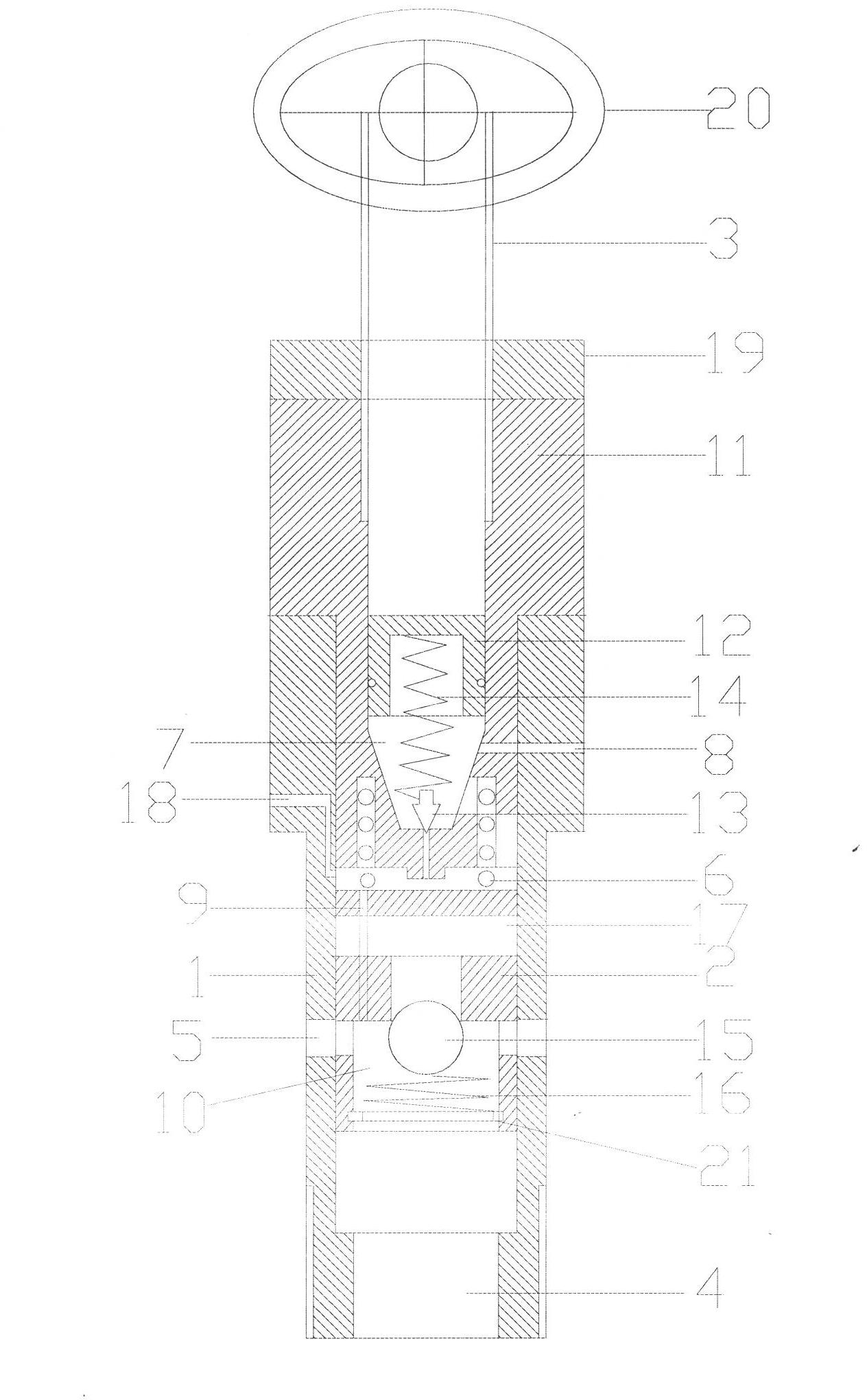 Pilot-operated one-way sequence valve