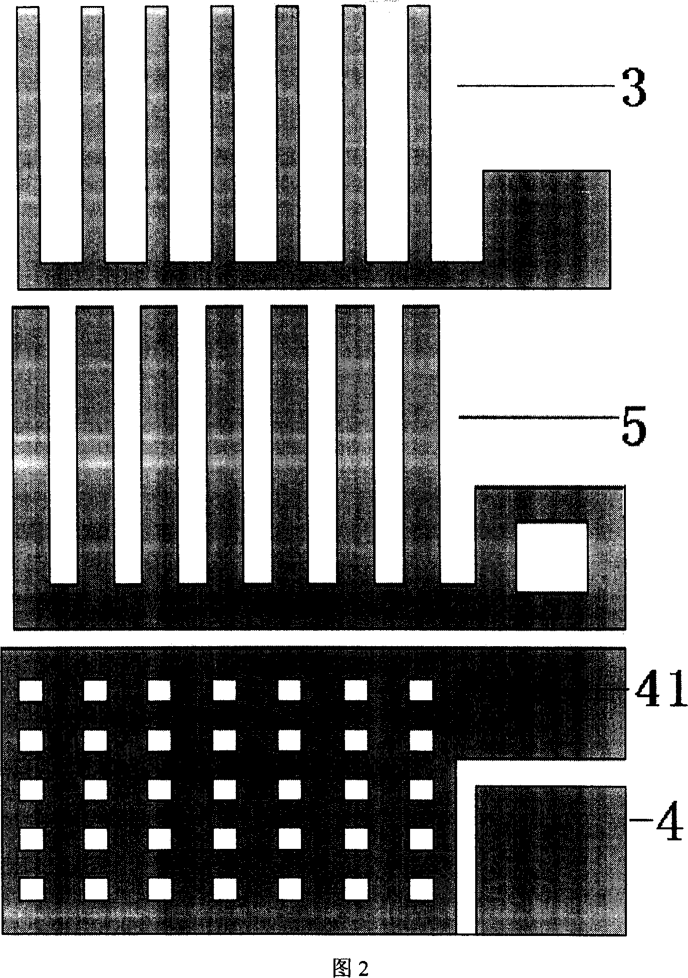 Relative humidity sensor compatible of CMOS process