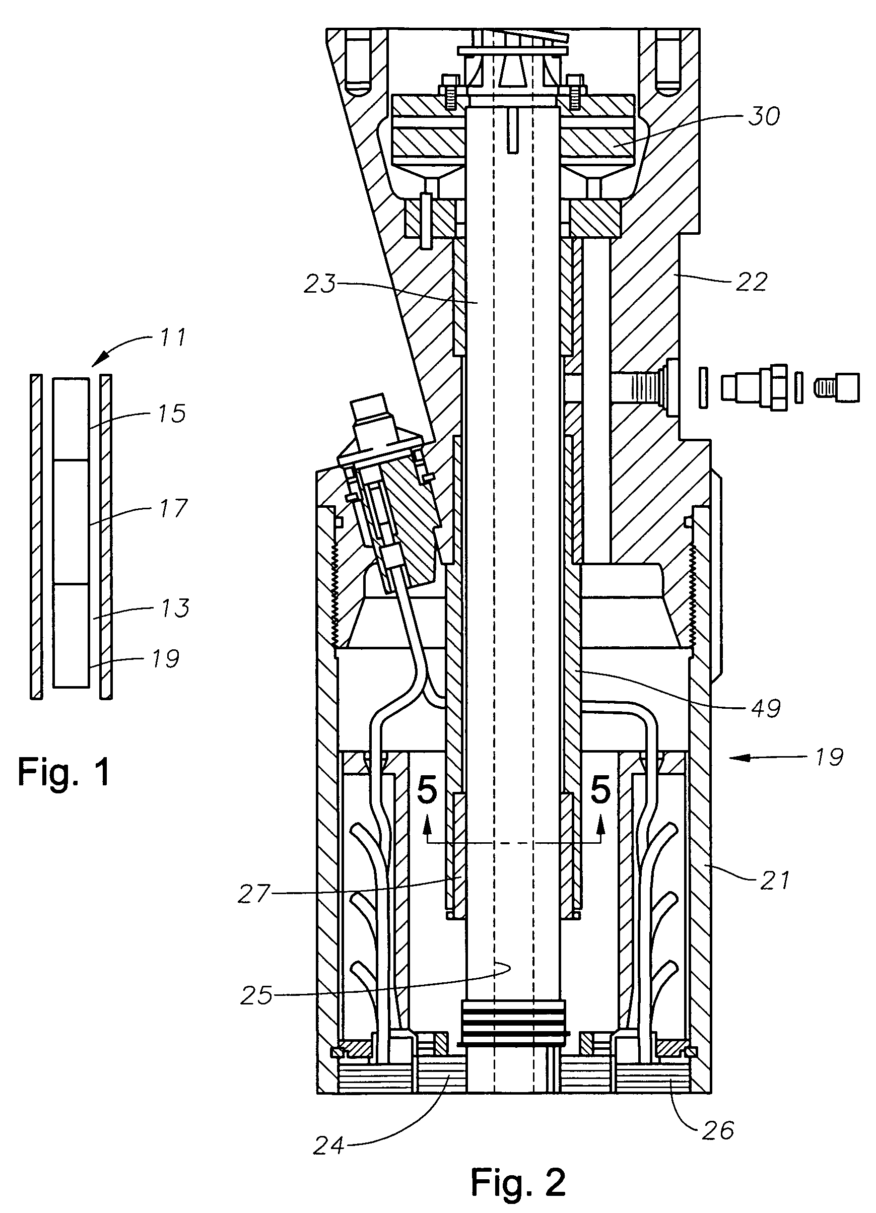 Pressurized bearing system for submersible motor