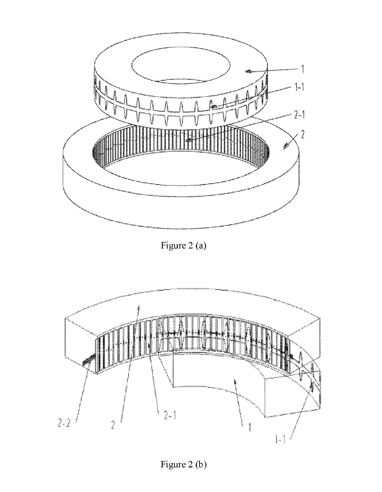 Electric field type time-grating angular displacement sensors