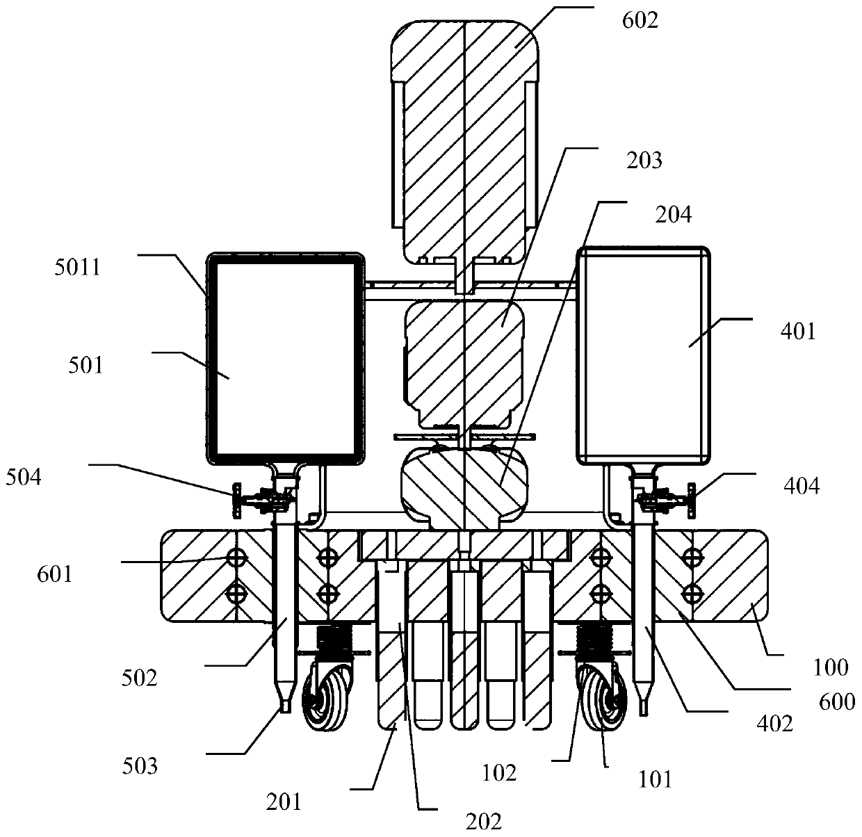 Method and device for rapidly detecting and repairing floor tile hollow regions in building