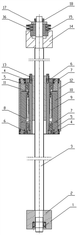 High-precision and fast driving mechanism of vertical axis of CNC machine tool