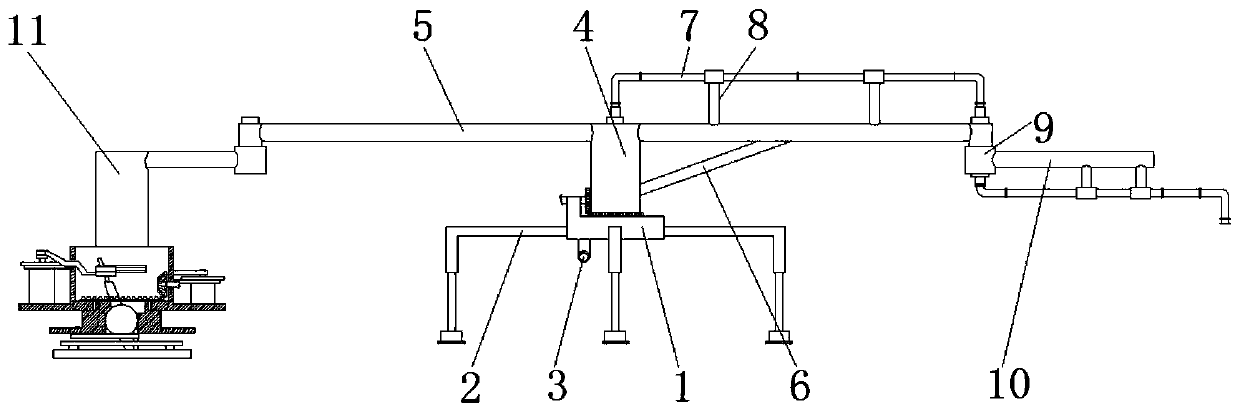 Convenient-to-operate cement laying and trowelling device