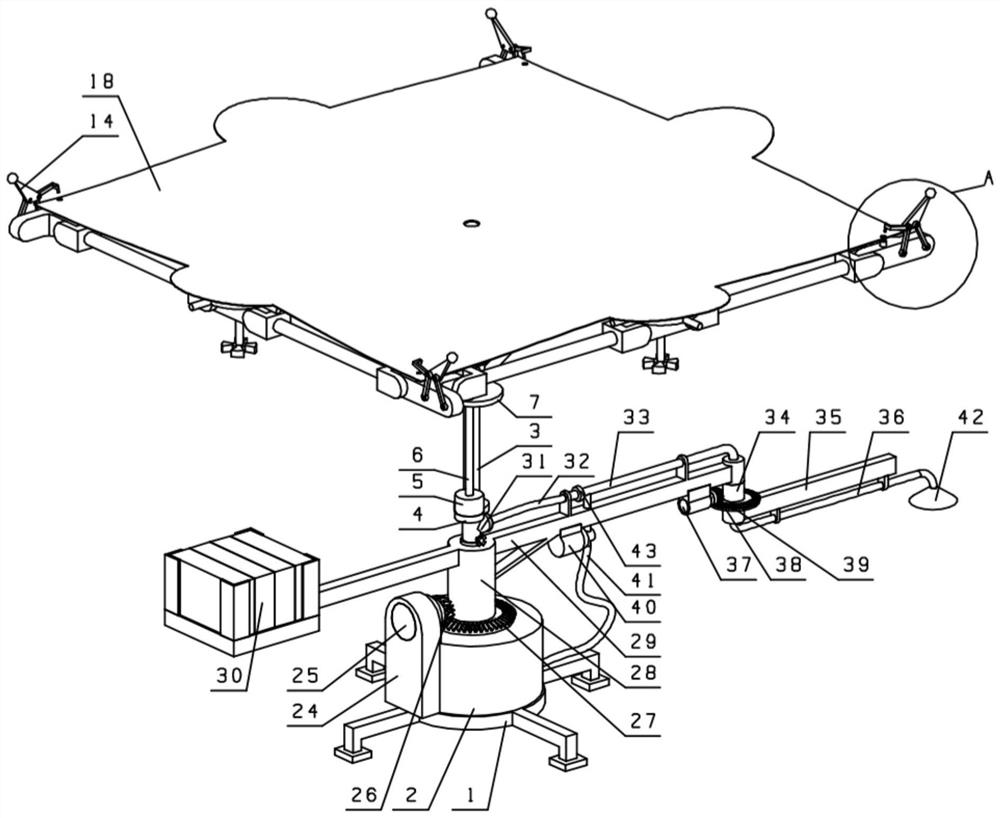 A rainwater collection and utilization device for roof gardens