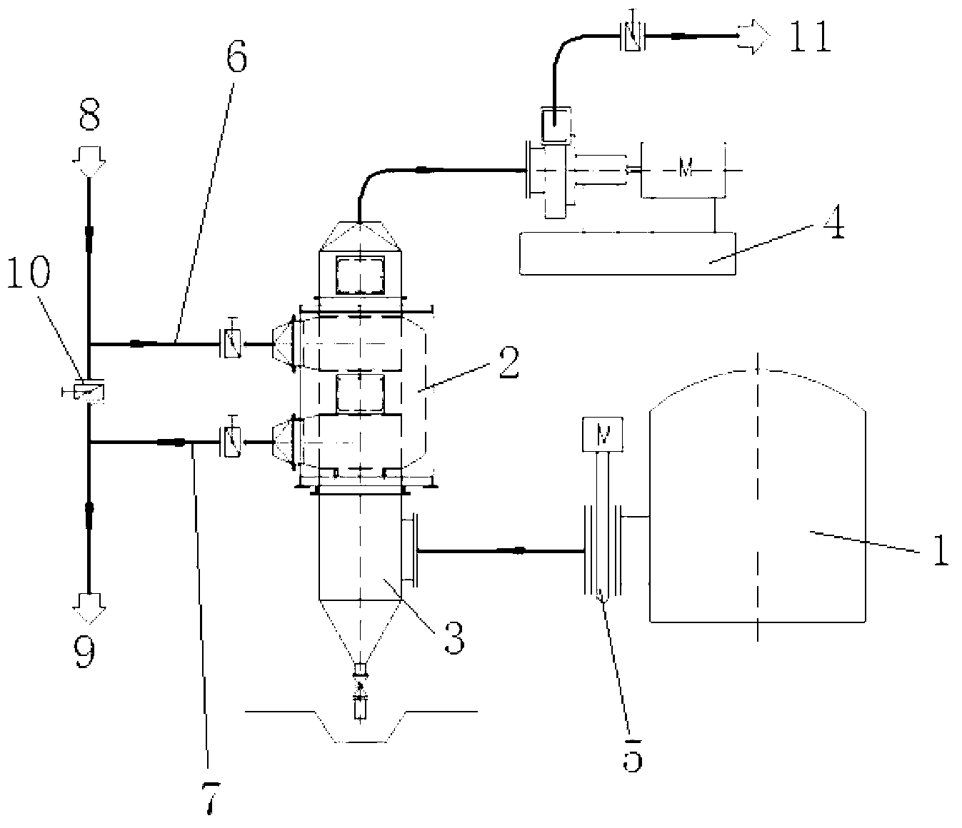 Method for applying low-heat value gas to combustion in melting furnace