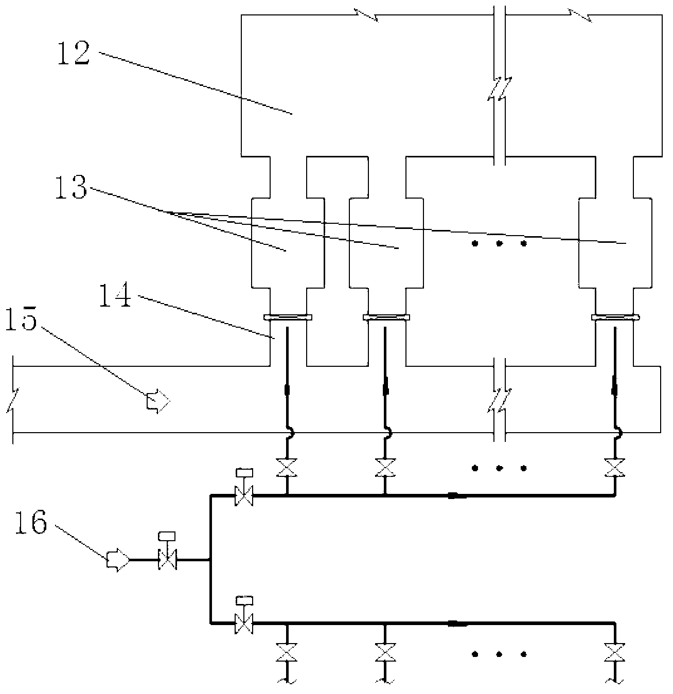 Method for applying low-heat value gas to combustion in melting furnace