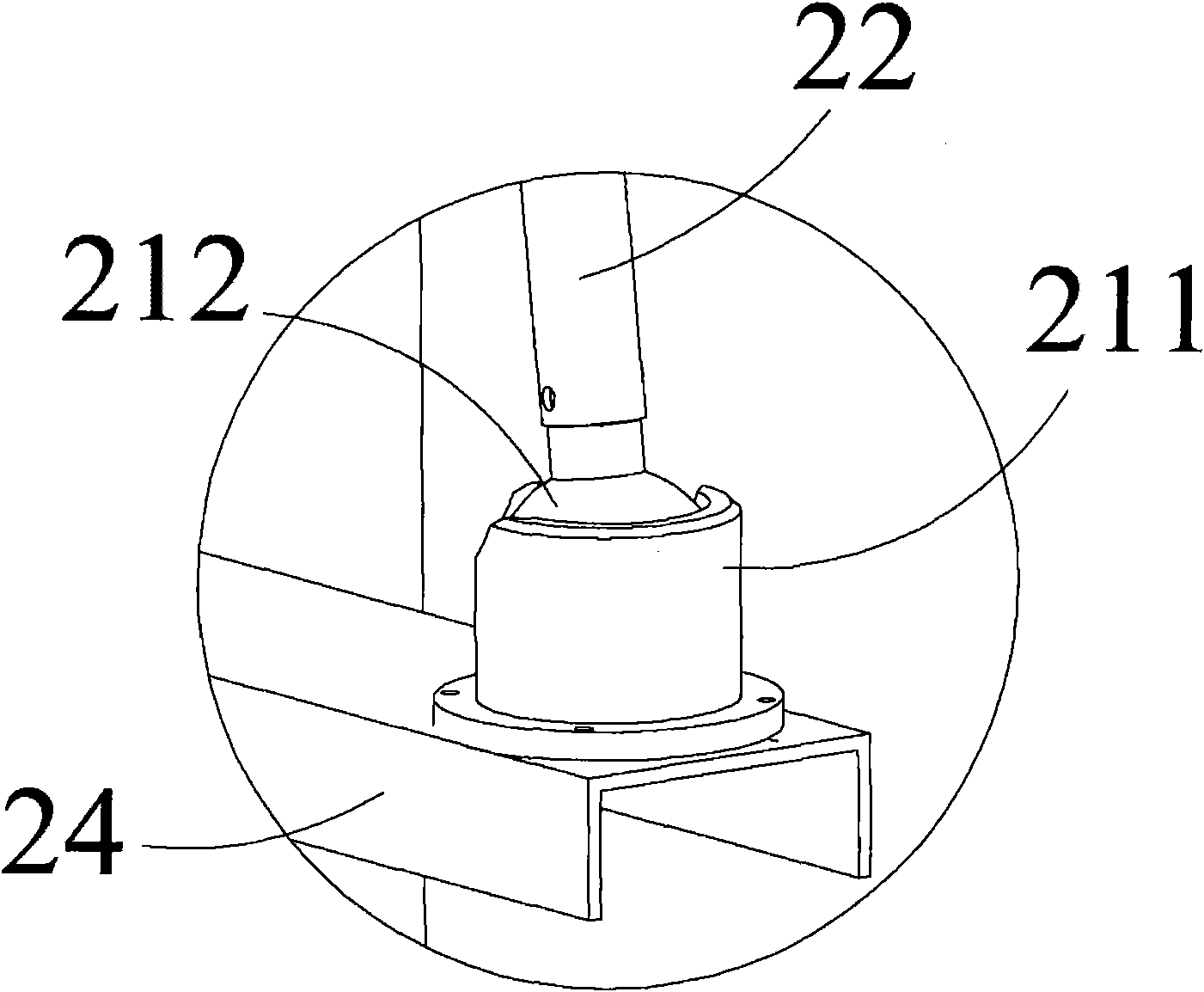 Photovoltaic power generation device with two-dimensional photovoltaic sun-positioning mechanism