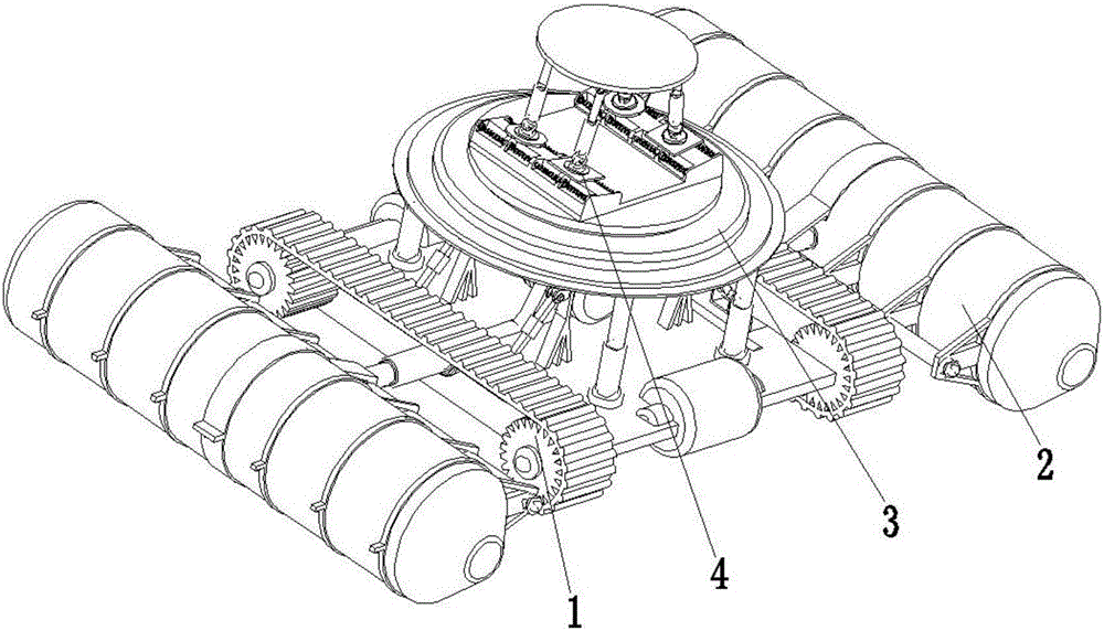 Lake sewage purification treatment intelligent robot