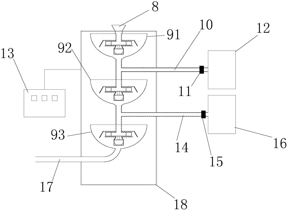 Centrifugal emulsified asphalt production device and production method thereof