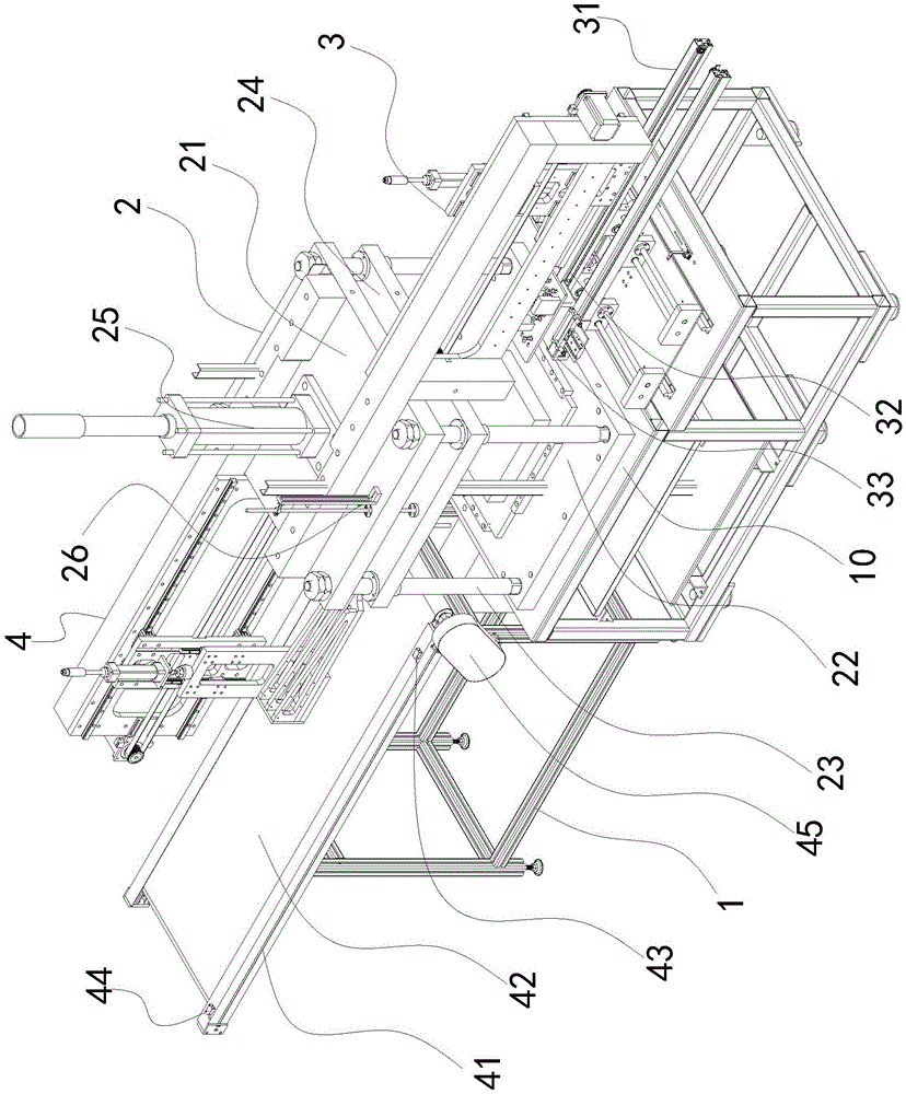 Online automatic board cutting device