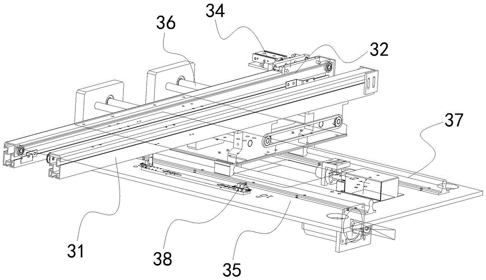 Online automatic board cutting device