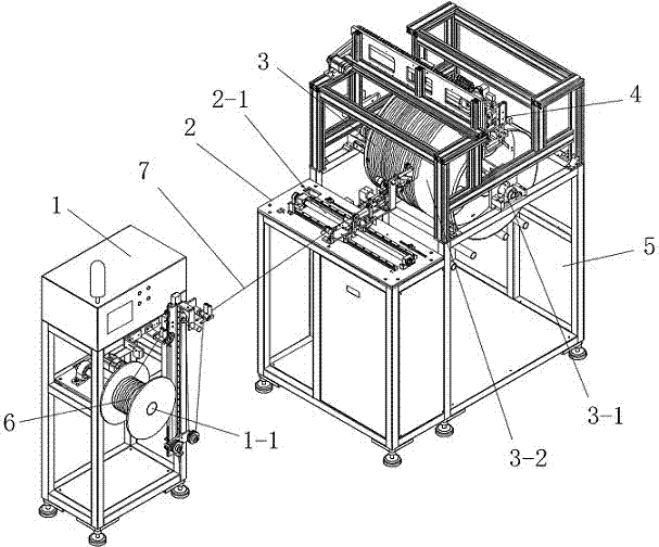 Membrane filament array production technology based on membrane filament array filament dispenser