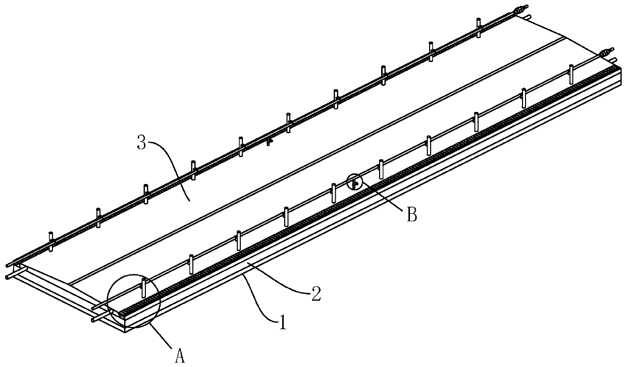 Permeable road and construction method thereof