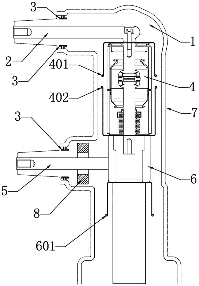 Outdoor high voltage solid-sealed polar pole or recloser