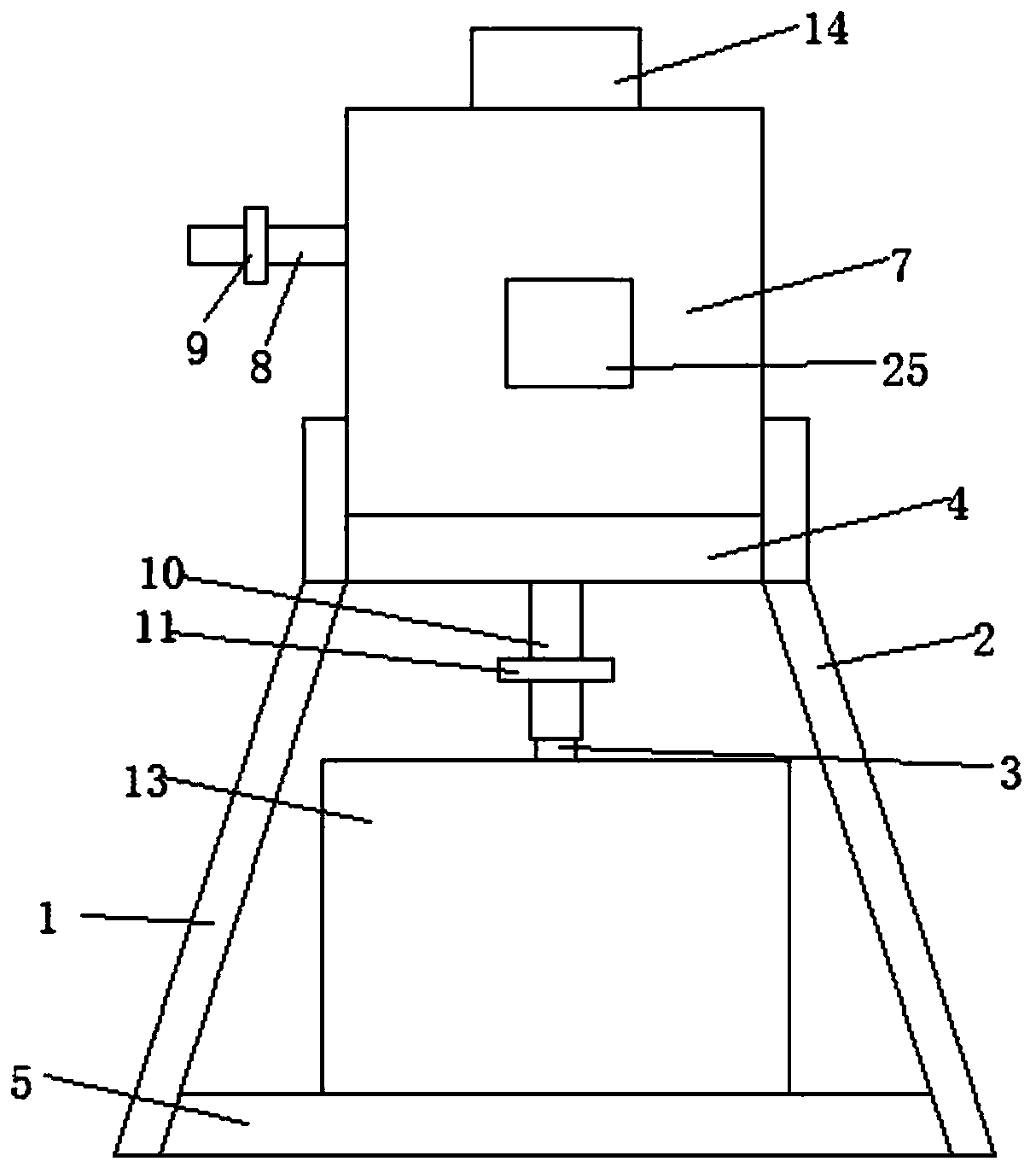 Building decoration paint stirring device